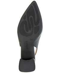 Gentle Souls Women's Dawson Pointy Toe Leather Slingback Pumps