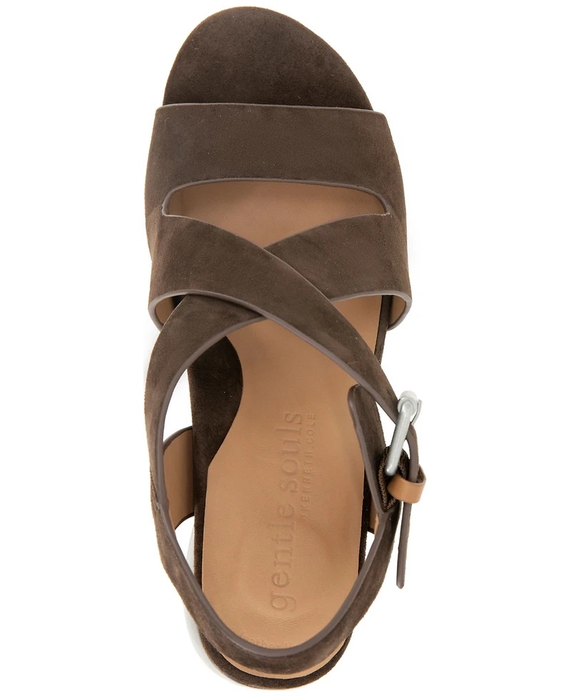 Gentle Souls Women's Mela Block Heel Dress Sandals
