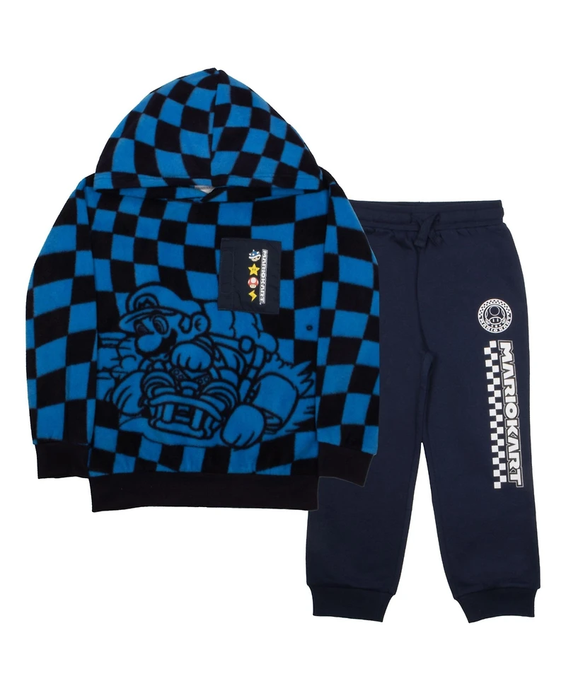 Mario Kart Big Boys Polar Fleece Pant Outfit Set