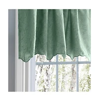 Ellis Curtain Portland Crushed Taffeta Rod Pocket Valance - 48x15