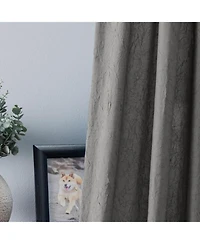 Ellis Curtain Portland Crushed Taffeta Rod Pocket Tailored Panel - 48" x Grey