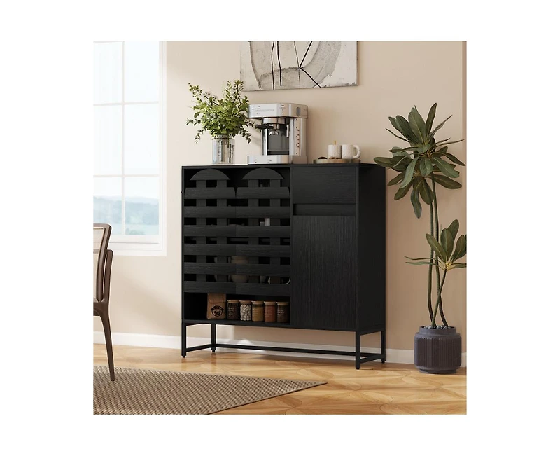 Casainc Storage Cabinet with Arched Doors
