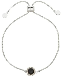 Dkny Glass Stone Inlay Dynamic Slider Bracelet