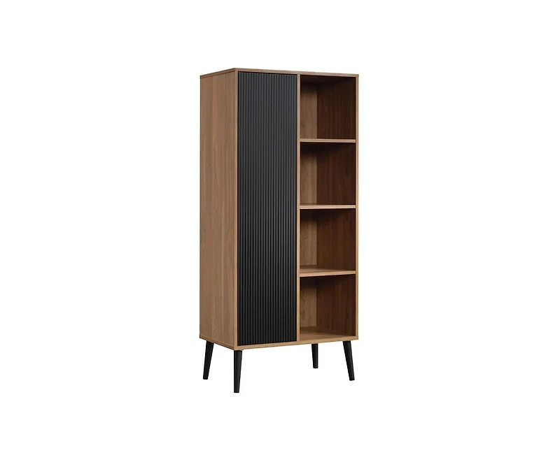 Casainc Storage Cabinet with Open Shelf