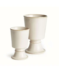 Kelcy Footed Cachepots Set of 2