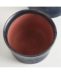 Navy Terracotta Planters Studio Cachepots