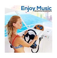 Marine Stereo Receiver Power Amplifier - Am/Fm/MP3/Usb/Aux/Sd, 30 Preset Stations with Lcd Display & Remote Control