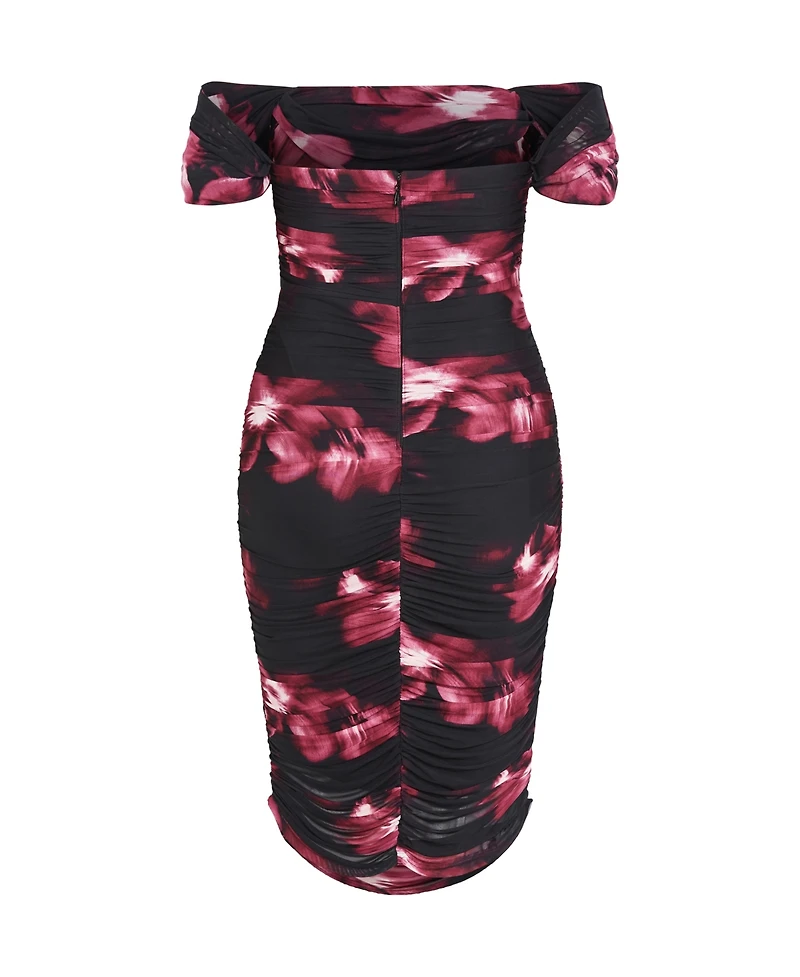 City Chic Women's Jazmin Print Dress