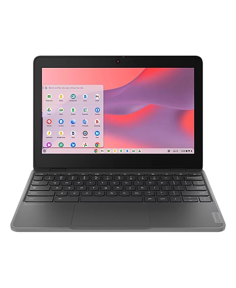 Lenovo 100e Chromebook Gen 4 11.6" Hd Laptop, MediaTek Kompanio 520 2.0GHz, 8GB Ram, 64GB eMMC, ChromeOS, Graphite Gray