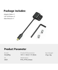 SmallRig Ultra Slim 4K Hdmi Type D to A Adapter Cable