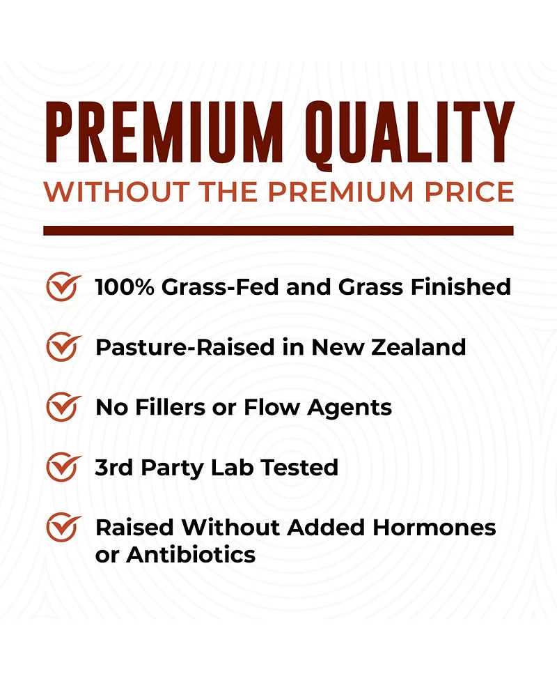 Bovine Heart Capsules, 180ct