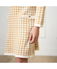 Hope & Henry Girls' Bow Detail Sweater Dress, Toddler