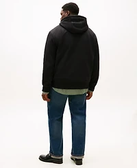 Tommy Hilfiger Men's Big & Tall Embroidered Flag Hooded Sweatshirt