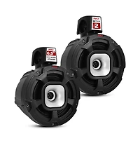 6.5'' Water-Resistant Rated Marine / Off-Road Speakers, Utv PowerSport System (1300 Watt) Pair