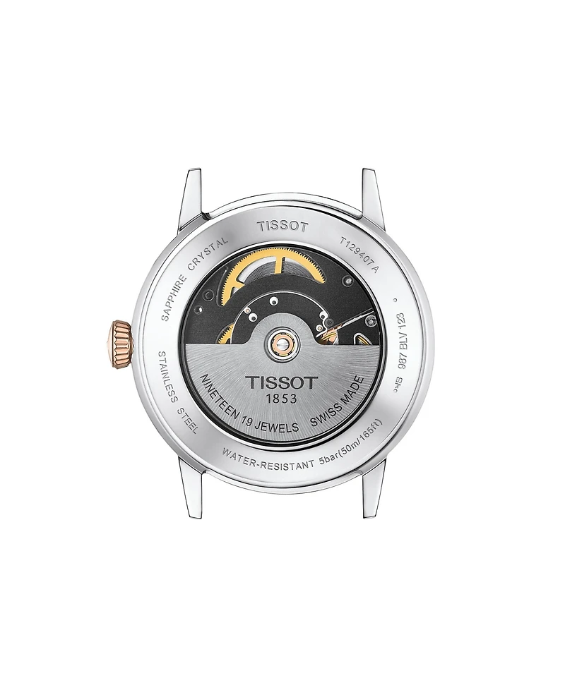 Tissot Men's Swiss Automatic Classic Dream Two-Tone Stainless Steel Bracelet Watch 42mm