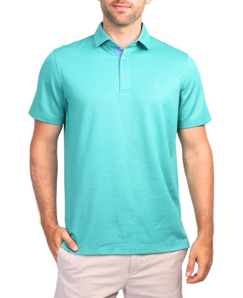 Tailorbyrd Men's Solid Modal Polo