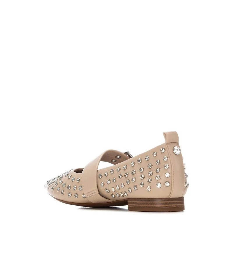 Women's Mary Jane Studded Ballet Flats By Xti