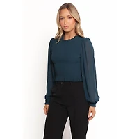 Petal and Pup Women's Aranha Sheer Sleeve Top