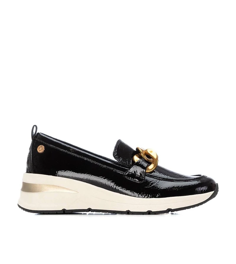 Women's Wedge Patent Leather Loafers By Xti