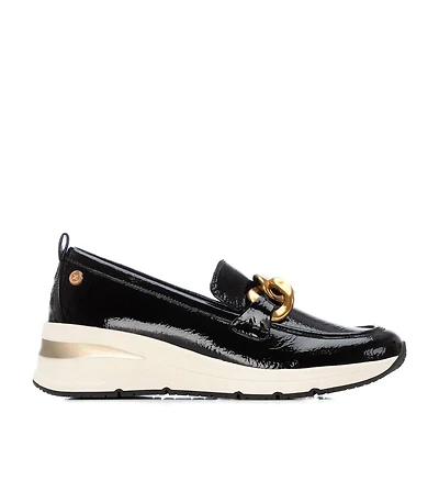 Women's Wedge Patent Leather Loafers By Xti