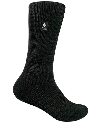 Heat Holders Boys' and Girls' 4-20 Jayden Solid Crew Socks