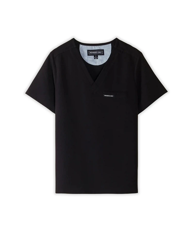 Members Only Women's Bari 1-Pocket Scrub Top