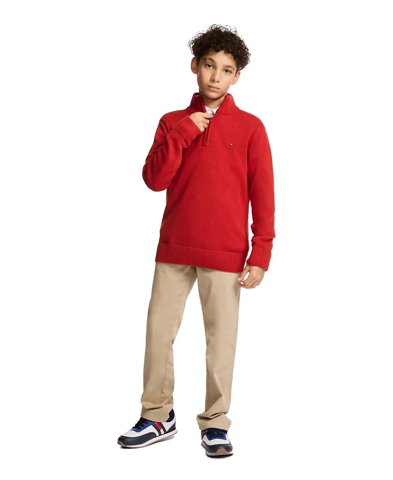 Tommy Hilfiger Boys 8-20 Quarter-Zip Sweater