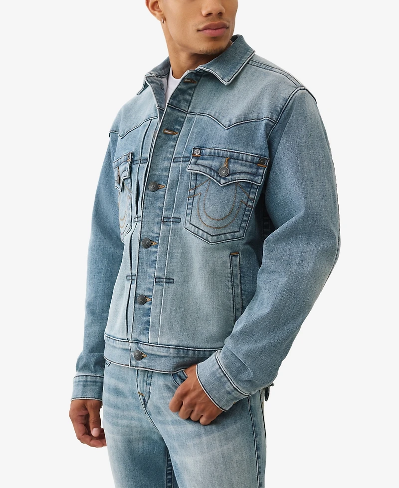 True Religion Men's Oversized Denim Jacket