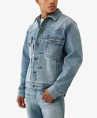 True Religion Men's Oversized Denim Jacket