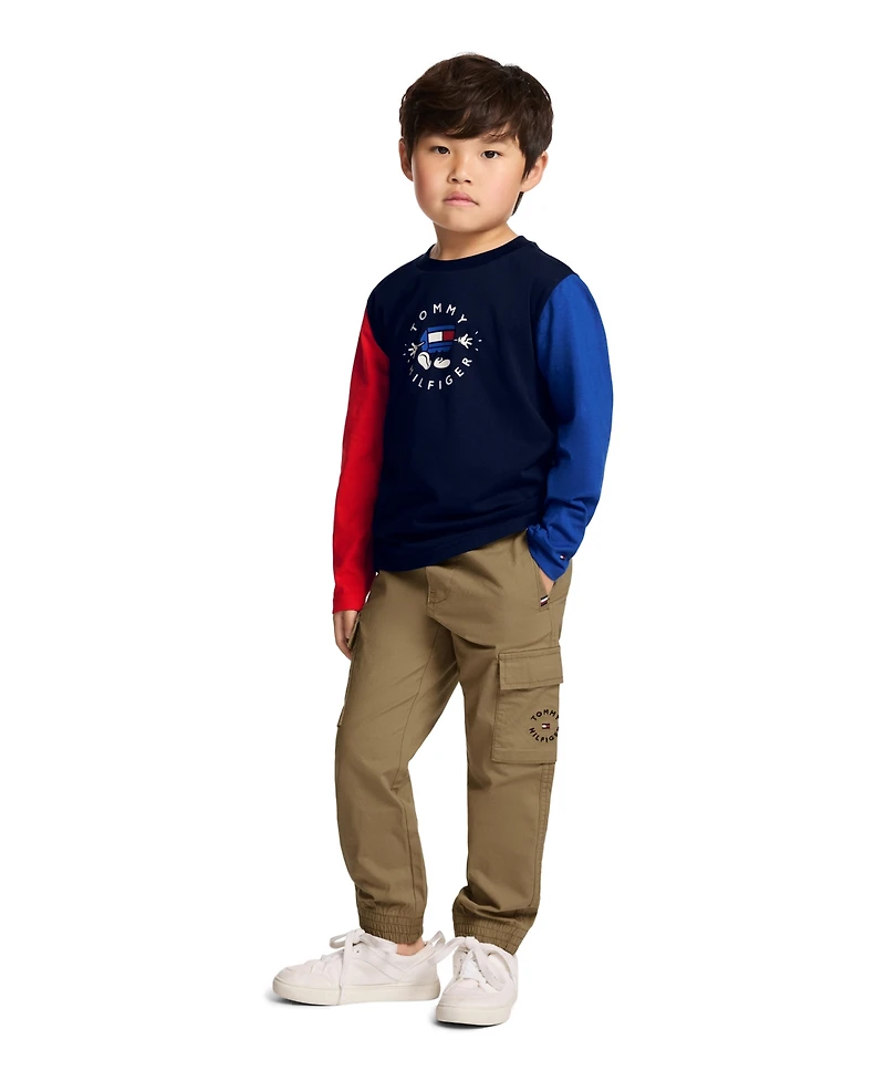 Tommy Hilfiger Boys 2T-7 Crewneck T-Shirt