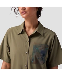 Backcountry Women's Slickrock Short-Sleeve Button-Up Jersey Mountain Bike Top