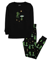 Leveret Toddler Two Piece Cotton Halloween Pajamas
