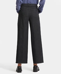 Nydj Petite Teresa Wide Leg Ankle Pleated Jeans