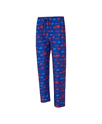 Concepts Sport Men's Royal Buffalo Bills Retro Mosaic Allover Print Knit Pants