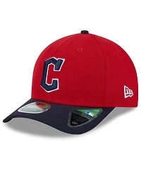 New Era Men's Navy Cleveland Guardians 2025 Mlb Postseason Side Patch 9FORTY Adjustable Hat