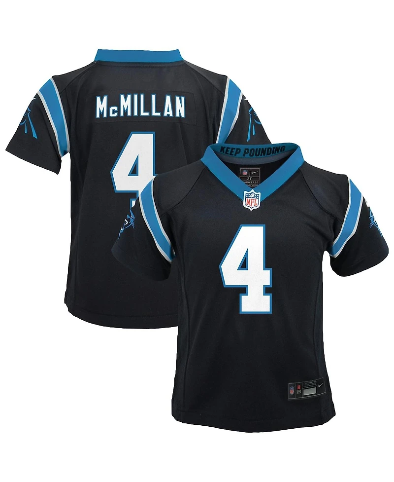 Nike Toddler Tetairoa McMillan Black Carolina Panthers Game Jersey