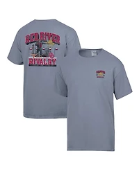 Comfortwash Men's Gray Texas Longhorns vs. Oklahoma Sooners Red River Rivalry Big Tex Match Up T-Shirt