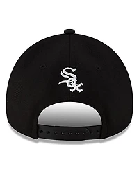 New Era x Hyperfly Men's Black Chicago White Sox A-Frame 9FORTY Adjustable Hat