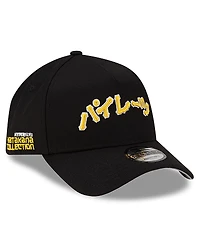 New Era x Hyperfly Men's Black Pittsburgh Pirates A-Frame 9FORTY Adjustable Hat