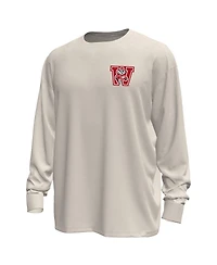 Under Armour Men's Wisconsin Badgers Throwback Motion Heavyweight Long Sleeve T-Shirt