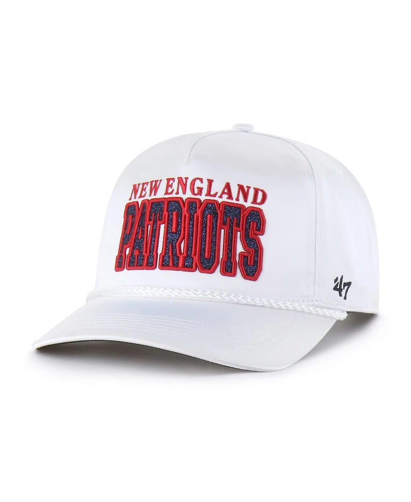 '47 Brand Women's White New England Patriots Outspoken Hitch Adjustable Hat