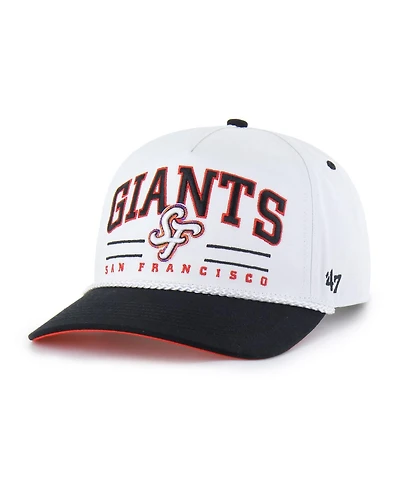 '47 Brand Men's White San Francisco Giants City Connect Roscoe Hitch Adjustable Hat