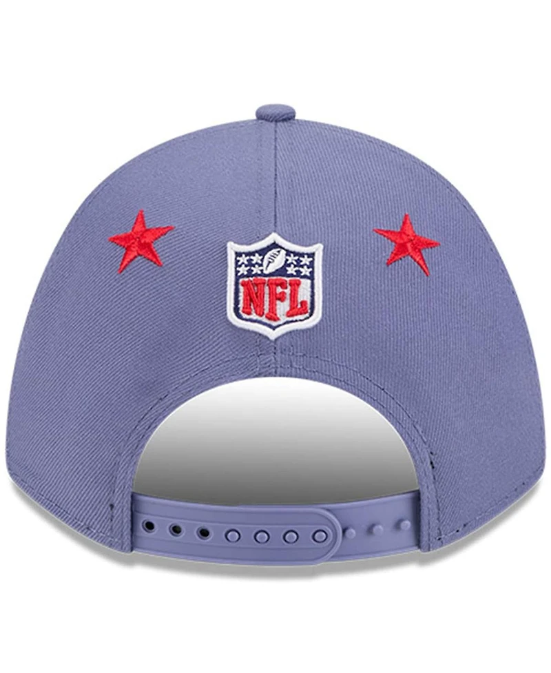 New Era Big Boys and Girls Meadow Blue New England Patriots 2025 Rivalries Collection 9FORTY A-Frame Adjustable Hat