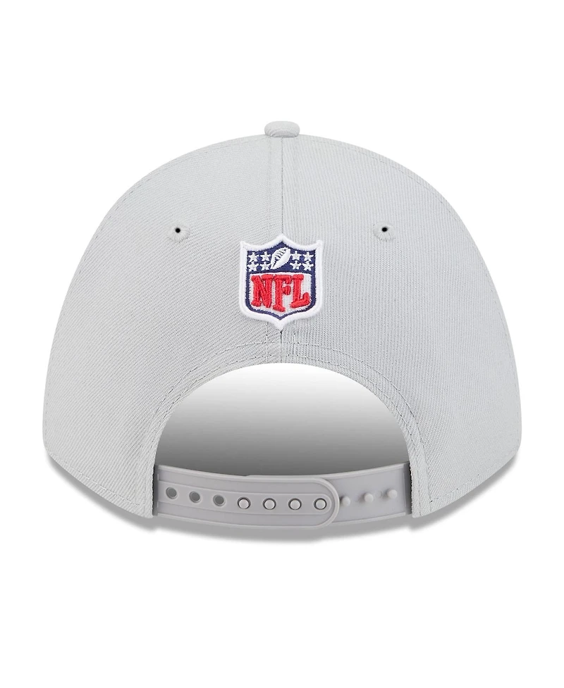 New Era Big Boys and Girls Wolf Gray Seattle Seahawks 2025 Rivalries Collection 9FORTY A-Frame Adjustable Hat