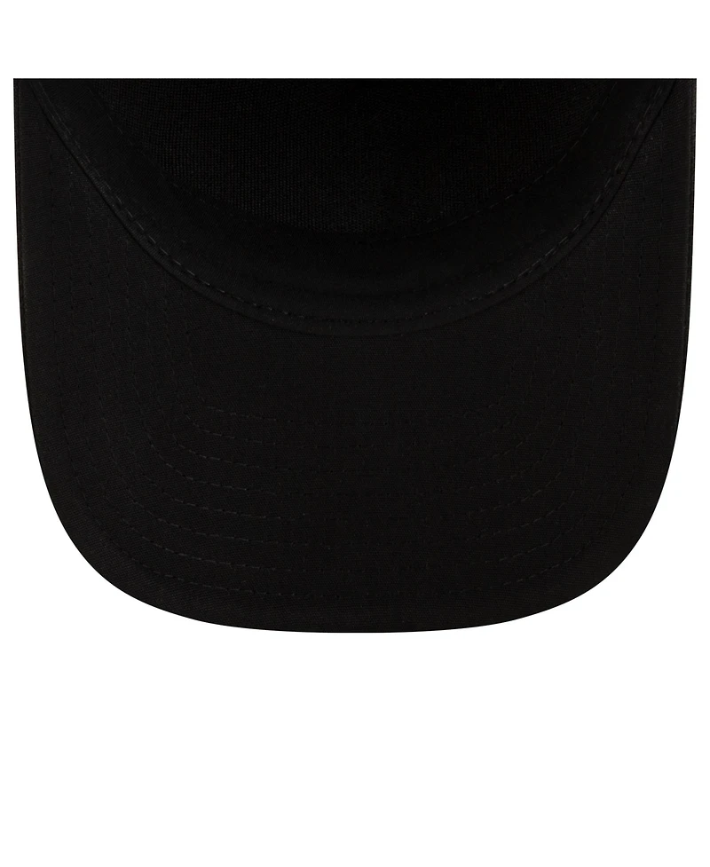 New Era Men's Black San Francisco 49ers 2025 Rivalries Collection Sideline A-Frame 9FORTY Adjustable Hat