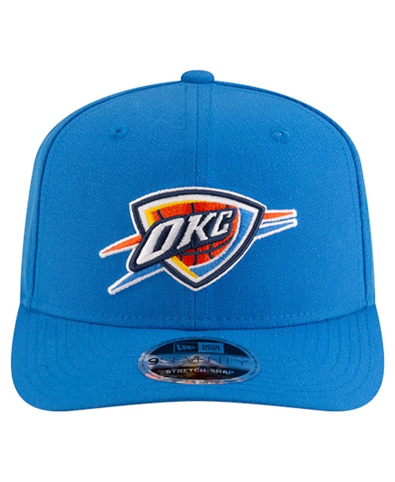 New Era Men's Blue Oklahoma City Thunder 9SEVENTY Stock Adjustable Hat