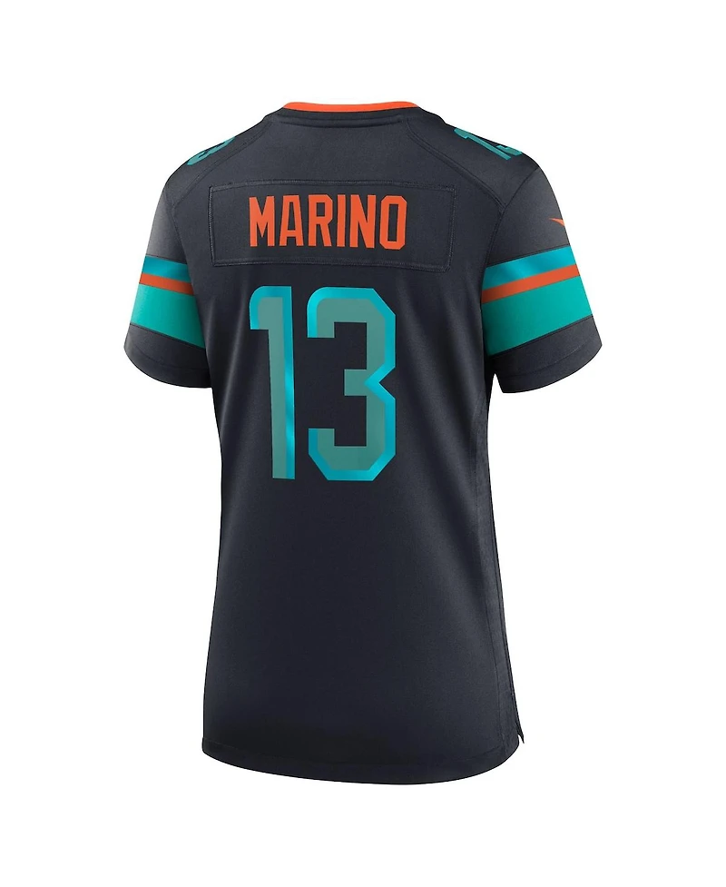 Nike Women's Dan Marino Pitch Blue Miami Dolphins 2025 Rivalries Collection Retired Player Game Jersey