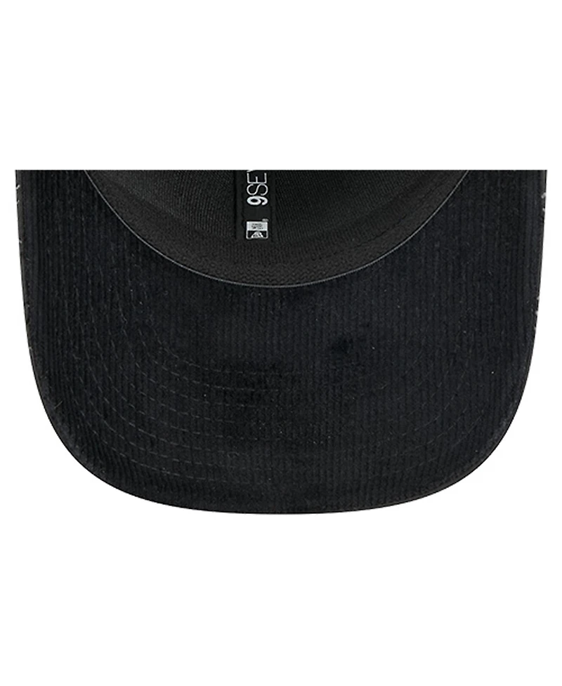 New Era Men's Black San Antonio Spurs Quilted 9SEVENTY Trucker Adjustable Hat