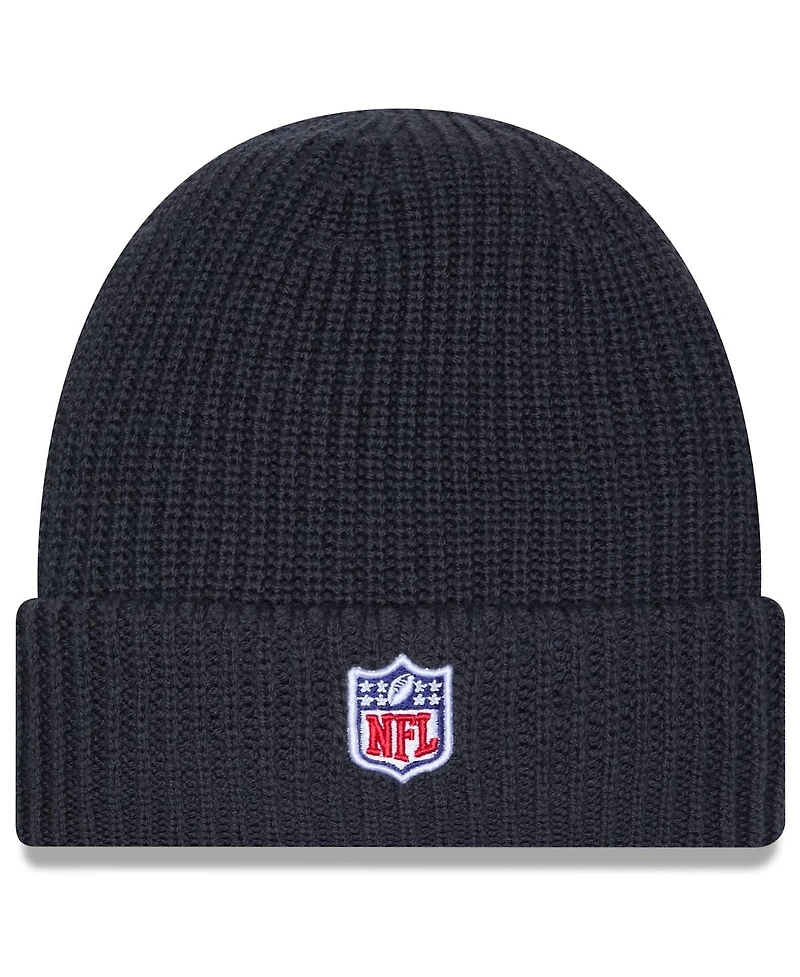 New Era Men's Charcoal Carolina Panthers 2025 Sideline Cold Weather Cuffed Knit Hat