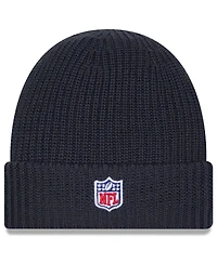 New Era Men's Charcoal Carolina Panthers 2025 Sideline Cold Weather Cuffed Knit Hat